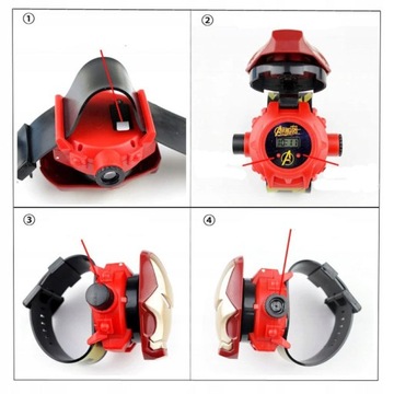 3D часы PAW PATROL с проектором CHASE + БРЕЛОК для детей