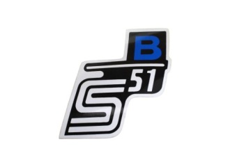 NAKLEJKA SIMSON S51 B NIEBIESKA