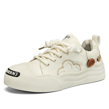 Męskie płócienne deskorolki Walking Casual Shoes