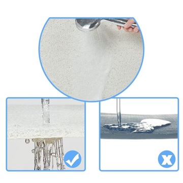 MATA ANTYPOŚLIZGOWA DO ŁAZIENKI WANNY POD PRYSZNIC 80 X 80 CM BIAŁY