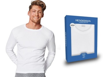 Koszulka DŁUGI RĘKAW Henderson CLASSIC biały XXL