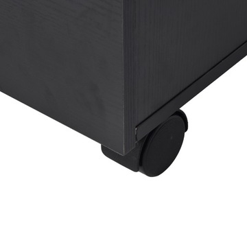 Стол для ногтей Портативный деревянный маникюрный стол с 1 дверью и 2 ящиками на колесах для Be