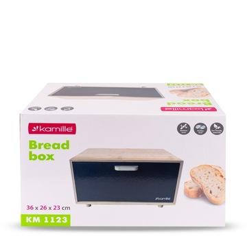 БАМБУКОВЫЙ КОНТЕЙНЕР ДЛЯ ХЛЕБА БУЛОЧКИ СВЕЖИЙ ХЛЕБ KAMILLE