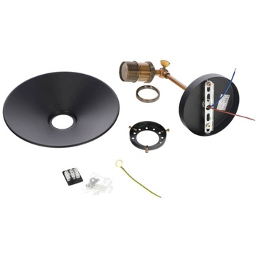 НАСТЕННЫЙ СВЕТИЛЬНИК РЕТРО ЛОФТ E27 ЗОЛОТОЙ ЧЕРНЫЙ