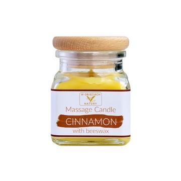 Świeca Do Masażu - Cynamon - 100 ml Relaks