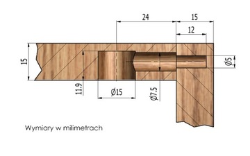 50 эксцентриковых мебельных соединителей + плоский штифт 15 мм.