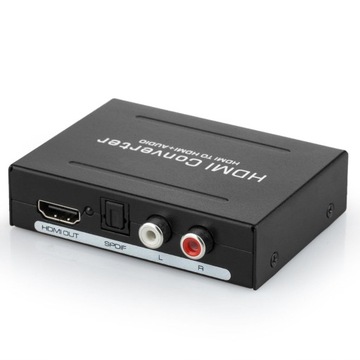 Конвертер/разделитель HDMI в HDMI + аудио TOSLINK SPDIF