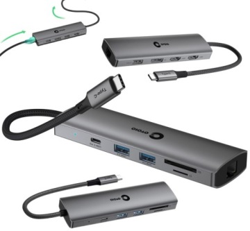 Replikátor portů Usb-c Pd 100W 4xUSB 3.0 2.0 2xHDMI RJ45 Vga pro notebook Pc