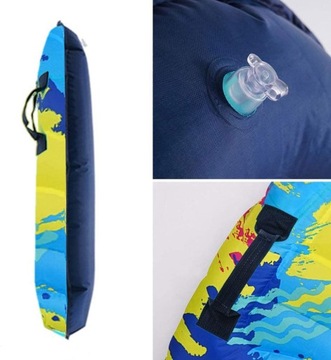 НАДУВНАЯ ДОСКА ДЛЯ ПЛАВАНИЯ 70 СМ МАТРАС С РУЧКАМИ