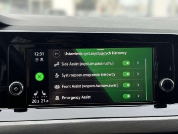 Volkswagen Golf VII Hatchback 5d Facelifting 1.5 TSI ACT 150KM 2020 Volkswagen Golf Style DSG Pamiec Masaze Matrix Kamera Faktura Vat23 1.5, zdjęcie 27