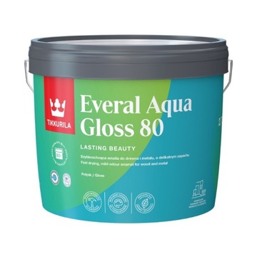 TIKKURILA Everal Aqua Gloss 80 0,9L Baza A
