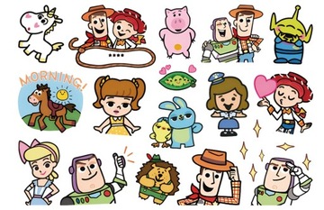 TATUAŻE DLA DZIECI ZMYWALNE TYMCZASOWE TOY STORY