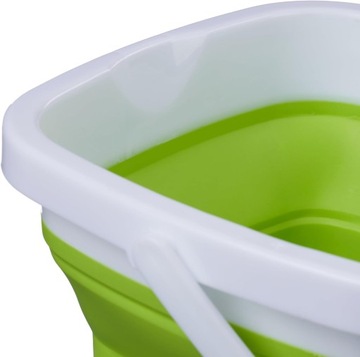 СИЛИКОНОВОЕ РЫБАЛОЧНОЕ ВЕДРО СКЛАДНОЕ ПОРТАТИВНОЕ УНИВЕРСАЛЬНОЕ КЕМПИНГОВОЕ 5Л