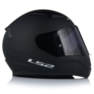 МОТОЦИКЛЬНЫЙ ШЛЕМ LS2 FF353 RAPID II MATT BLACK 22/06 + ТЕМНОЕ СТЕКЛО