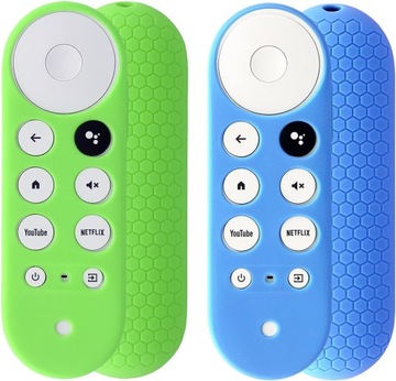 2x ETUI SILIKONOWE NA GOOGLE CHROMECAST PILOT CASE FLUORESCENCYJNE ZESTAW