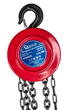 Лебедка цепная GEKO 1 т x 2,5 м GEKO G01090