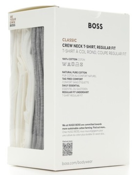 Koszulka męska T shirt HUGO BOSS 3 pak 3pack 3pak