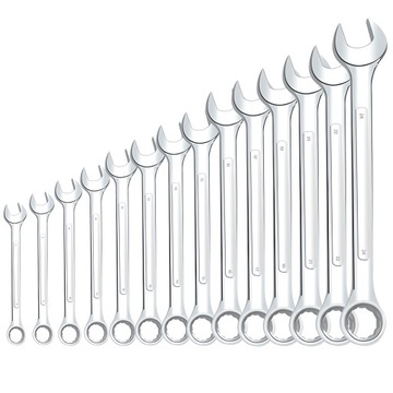 Клавиши с плоскими охей 8-24 мм набор плоских клавиш 14 элементов + крышка