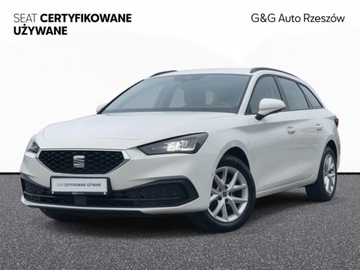 Seat Leon IV Sportstourer 1.5 eTSI (MHEV) 150KM 2024 Seat Leon 1.5 eTSI 150 KM Style DSG, Serwis ASO, Gwarancja,FV 23 1.5 150KM