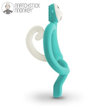 ЗУБНАЯ ЩЕТКА ECO ПРОРЕЗЫЧКА СПИЧКА ОБЕЗЬЯНА ЗЕЛЕНАЯ