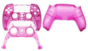 РОЗОВЫЙ ПРОЗРАЧНЫЙ КОРПУС DUALSENSE PS5 PLAYSTATION 5 + ОТВЕРТКА