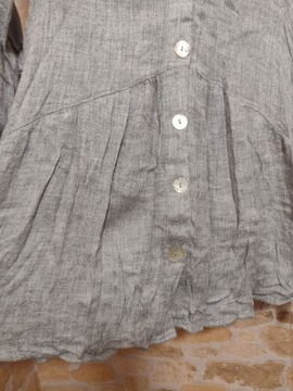 (36/S) ZARA/Szara bluzka oversize, koszula, tunika