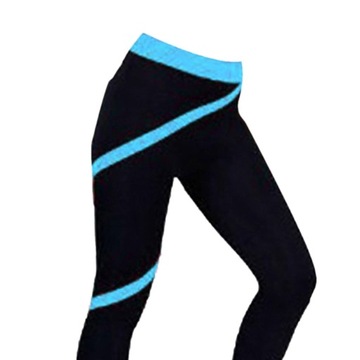 Spodnie do łyżwiarstwa figurowego Dziewczęce legginsy do łyżwiarstwa Polarowe ciepłe spodnie 3XS XL L