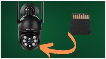 TUYA УМНАЯ НАРУЖНАЯ WIFI КАМЕРА 8 Мп ЗУМ 4K ОБНАРУЖЕНИЕ ЧЕРНОЕ UHD ПРИЛОЖЕНИЕ