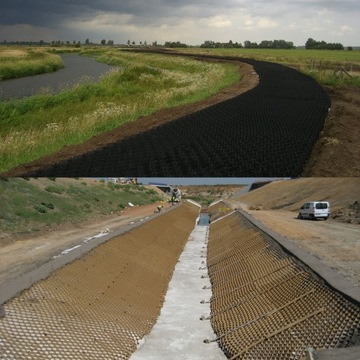 ПАРКОВОЧНАЯ РЕШЕТКА GEOCRAT ROAD ДЛЯ СКЛОНА, высота 10 см - ПАРКОВОЧНАЯ РЕШЕТКА ECO