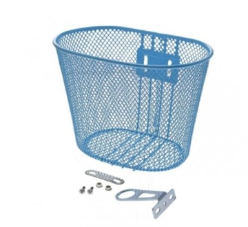 KOSZ ROWEROWY BAGAŻOWY PRZÓD MAŁY NIEBIESKI