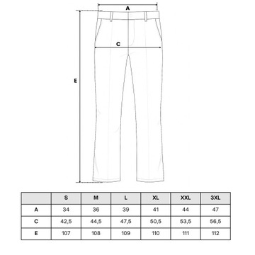 KLASYCZNE SPODNIE DAMSKIE WYSOKI STAN I PROSTA NOGAWKA ELEGANCKIE MORAJ XXL