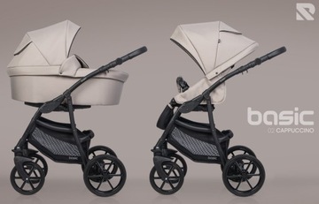 RIKO BASIC 2в1 глубокая коляска - КАПУЧИНО