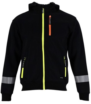 МУЖСКАЯ РАБОЧАЯ ТОЛСТОВКА, ЗАЩИТНАЯ КУРТКА OHS, СВЕТООТРАЖАЮЩАЯ СВЯЗЬ, ПРЕДУПРЕЖДЕНИЕ