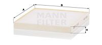 FILTR KABINA CU 18 002 MANN-FILTER CITROEN