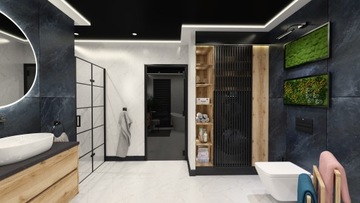 3D Дизайн интерьера - Ванная комната - Кухня - Гостиная Viskastudio.pl