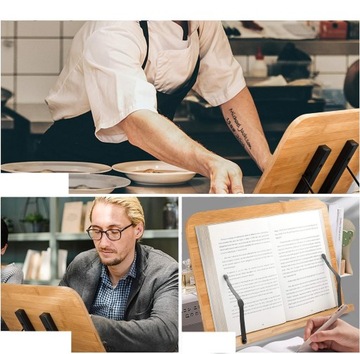 ПОДСТАВКА ДЛЯ КНИГИ ПОДСТАВКА ДЛЯ ПЛАНШЕТА ДЛЯ ЧТЕНИЯ BAMBOO