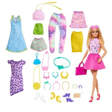Barbie HKB07 Lalka Barbie z Zestawem Ubrań