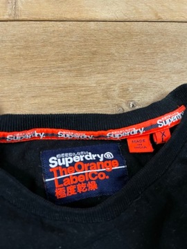 SuperDry sweterek longsleeve unikat klasyk logo L