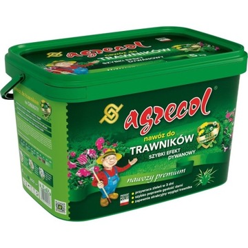 Nawóz do Trawników - Efekt Dywanowy 10kg Agrecol