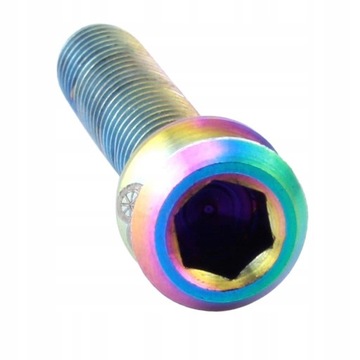 M6X30mm Trzon kolumny z tytanu Rainbow, M6x30mm
