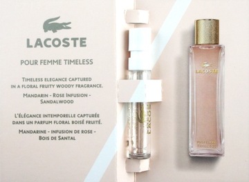 Lacoste Pour Femme Timeless 1,2 мл пробник в концентрации edp