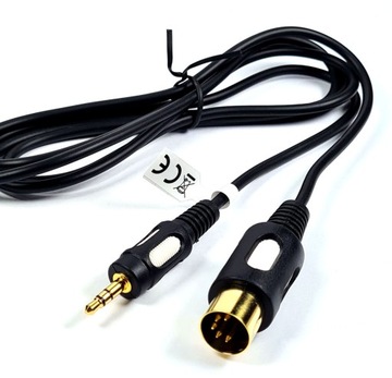 KABEL WTYK DIN 5P WTYK JACK 3.5 5m DIK11 VITALCO