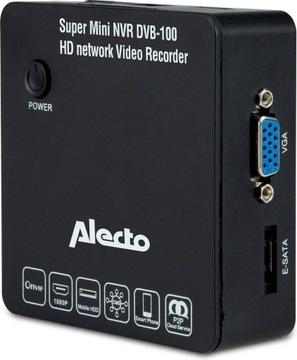 Alecto DVB-100 NVR Kompaktowy Rejestrator