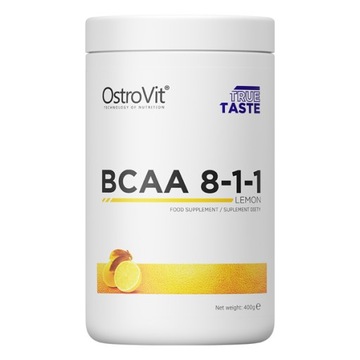 OSTROVIT BCAA 8-1-1 400 G SMAK CYTRYNOWY