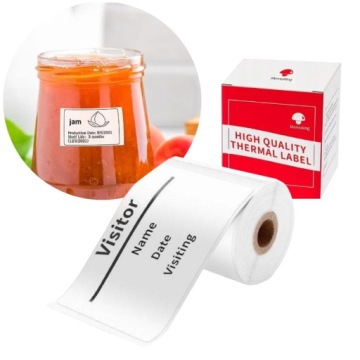 Этикетки для принтера Phomemo M110 M120 M200 M220 M221 50x80 мм белые