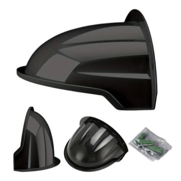 UNIWERSALNY DASZEK OSŁONA PRZECIWDESZCZOWA DO KAMER IP CZARNY DELOSPRO