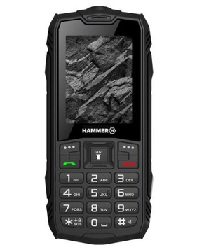 Telefon komórkowy HAMMER Rock Pancerny Wytrzymały IP68 Warsztatowy