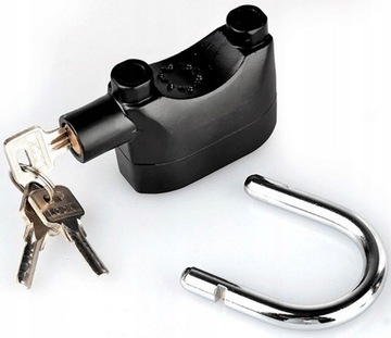 НАВЕСНОЙ ЗАМОК С СИГНАЛИЗАЦИЯМИ ЗАЖИМ СИГНАЛИЗАЦИИ НАДЕЖНЫЙ ЗАМОК 110 дБ