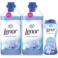 LENOR 2x Płyn do płukania + Perełki Spring Awaken