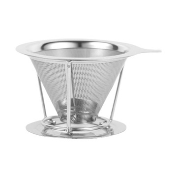 Coffee Dripper Coffee Funnel Metal Cone Filter S